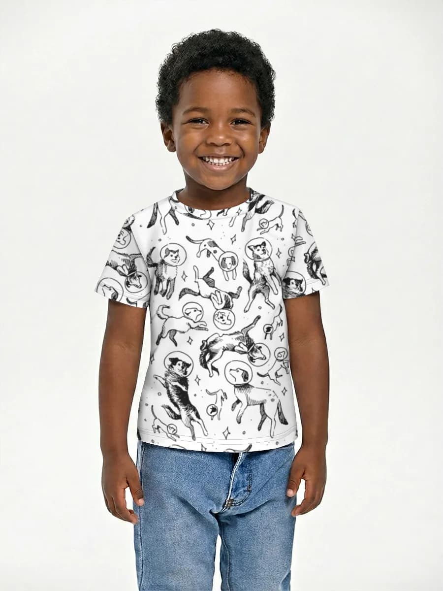Children's cotton T-shirt (for boys. Copy)
