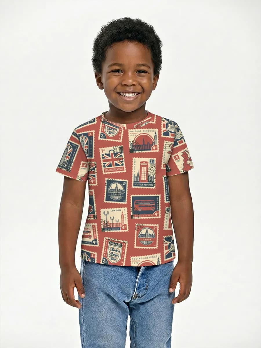 Children's cotton T-shirt (for boys. Copy)