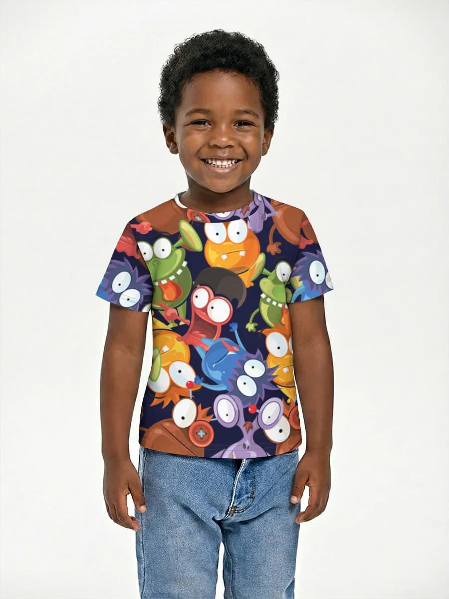 Children's cotton T-shirt (for boys. Copy)