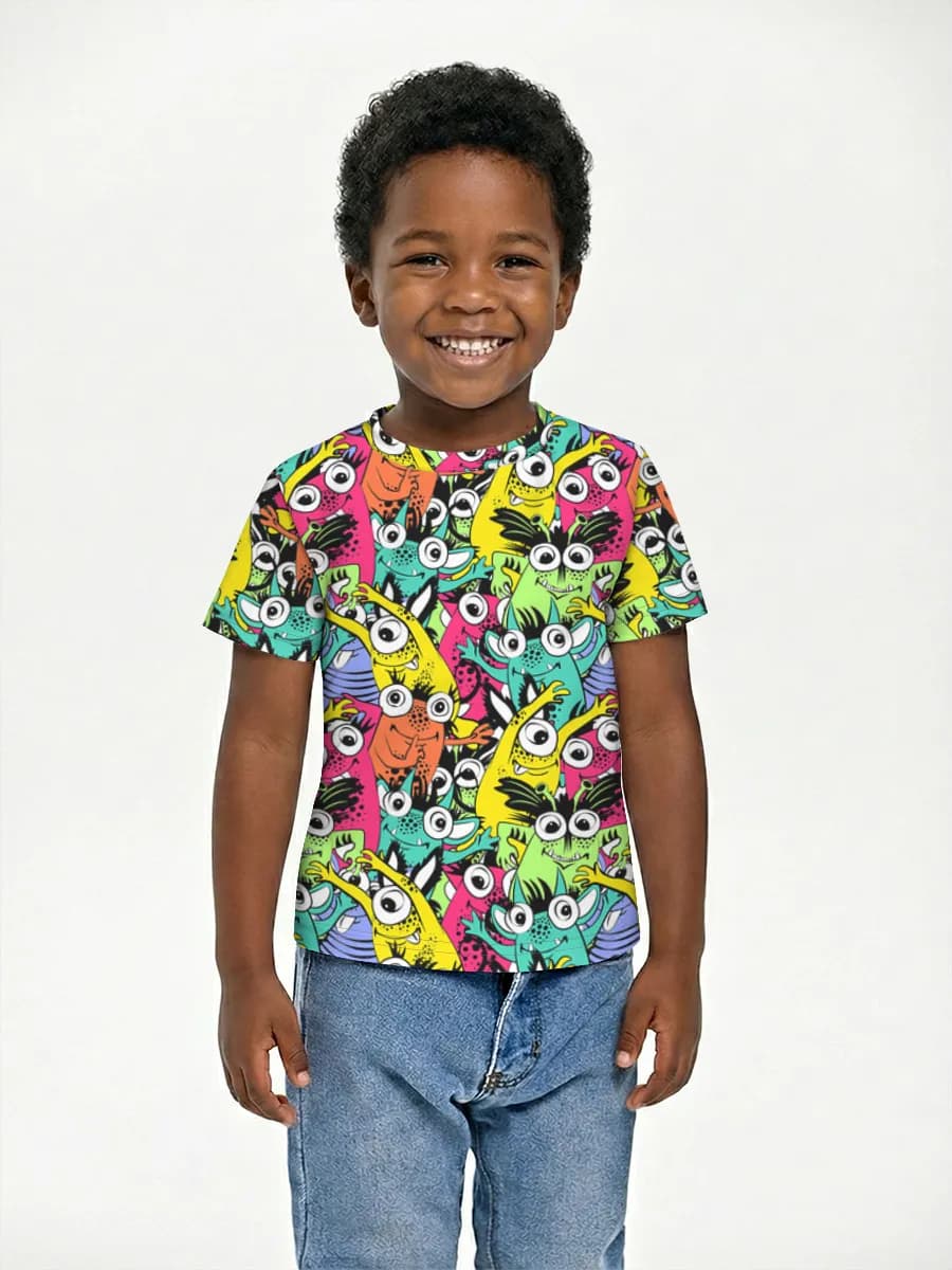 Children's cotton T-shirt (for boys. Copy)