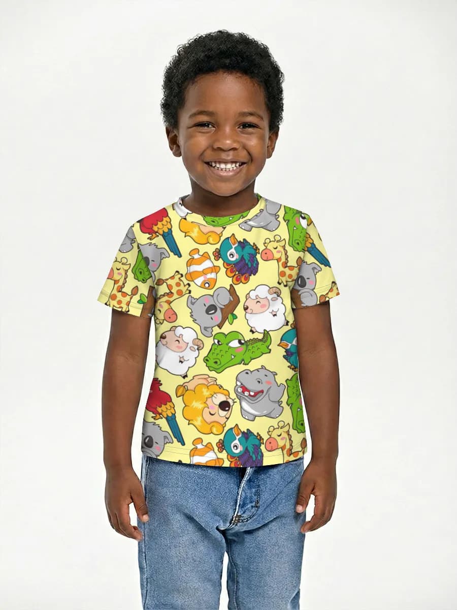 Children's cotton T-shirt (for boys. Copy)