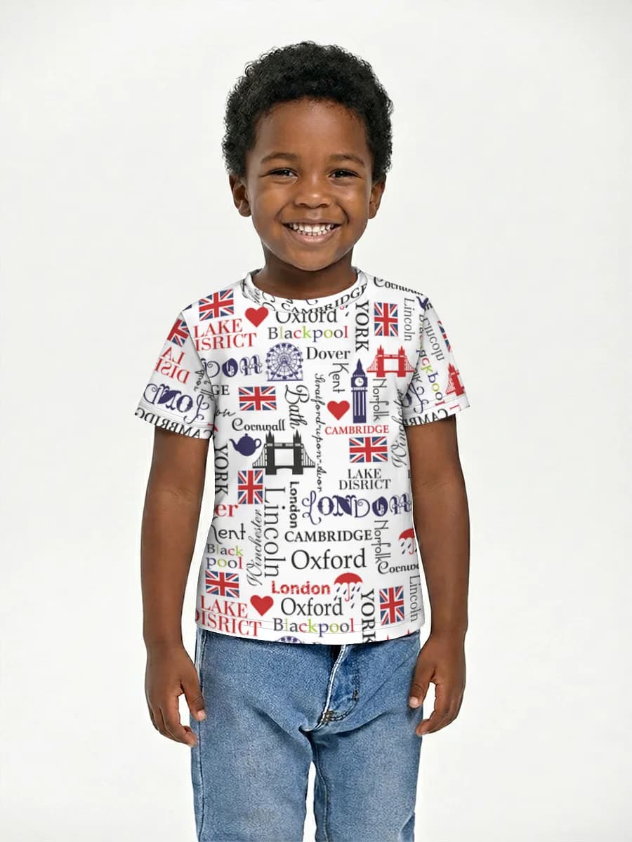 Children's cotton T-shirt (for boys. Copy)