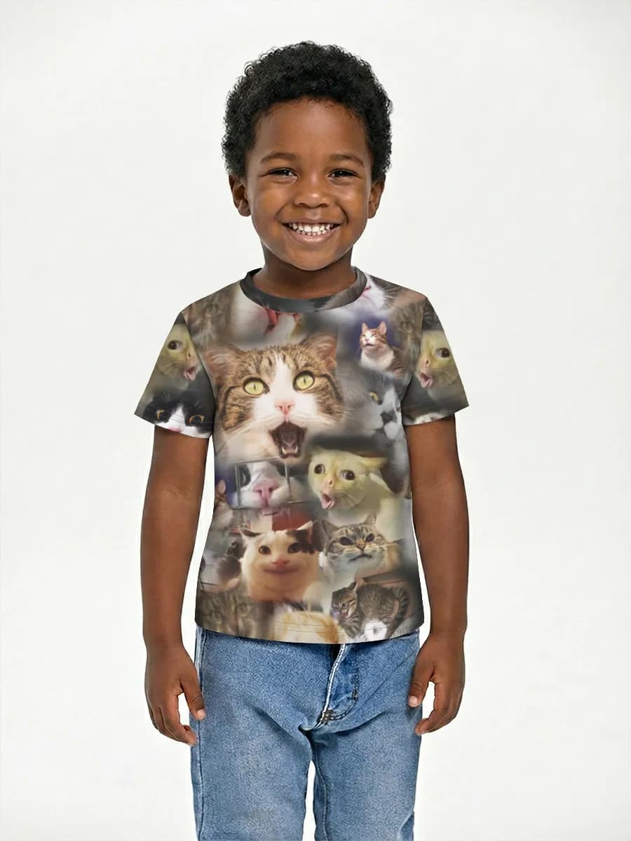 Children's cotton T-shirt (for boys. Copy)