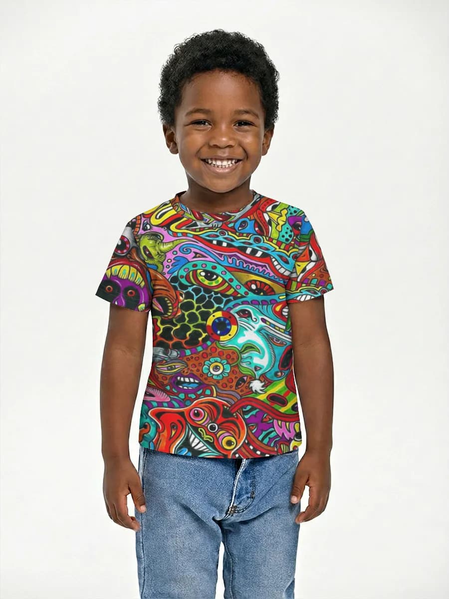 Children's cotton T-shirt (for boys. Copy)
