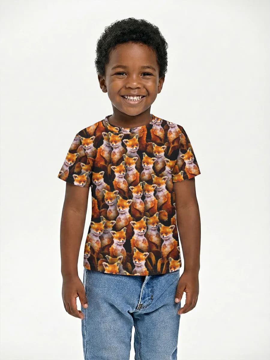 Children's cotton T-shirt (for boys. Copy)