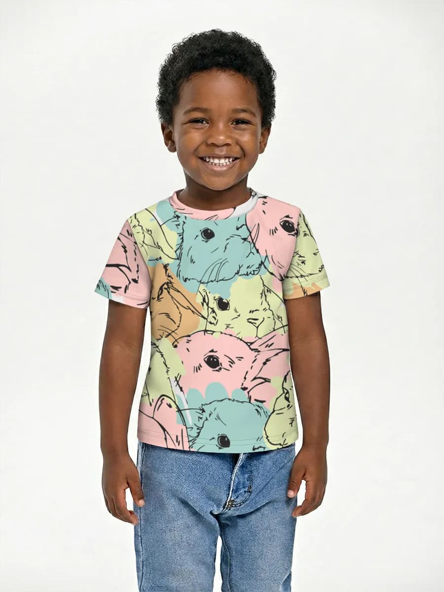 Children's cotton T-shirt (for boys. Copy)