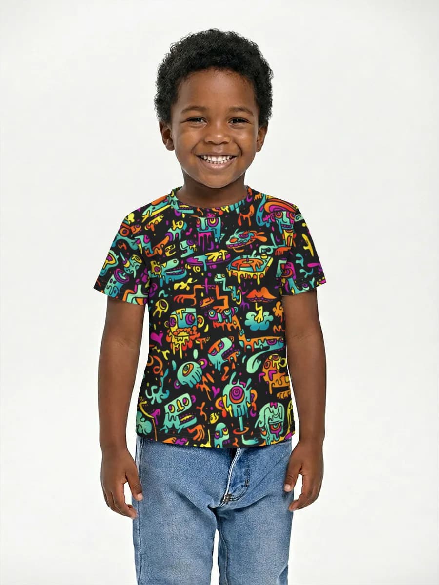 Children's cotton T-shirt (for boys. Copy)