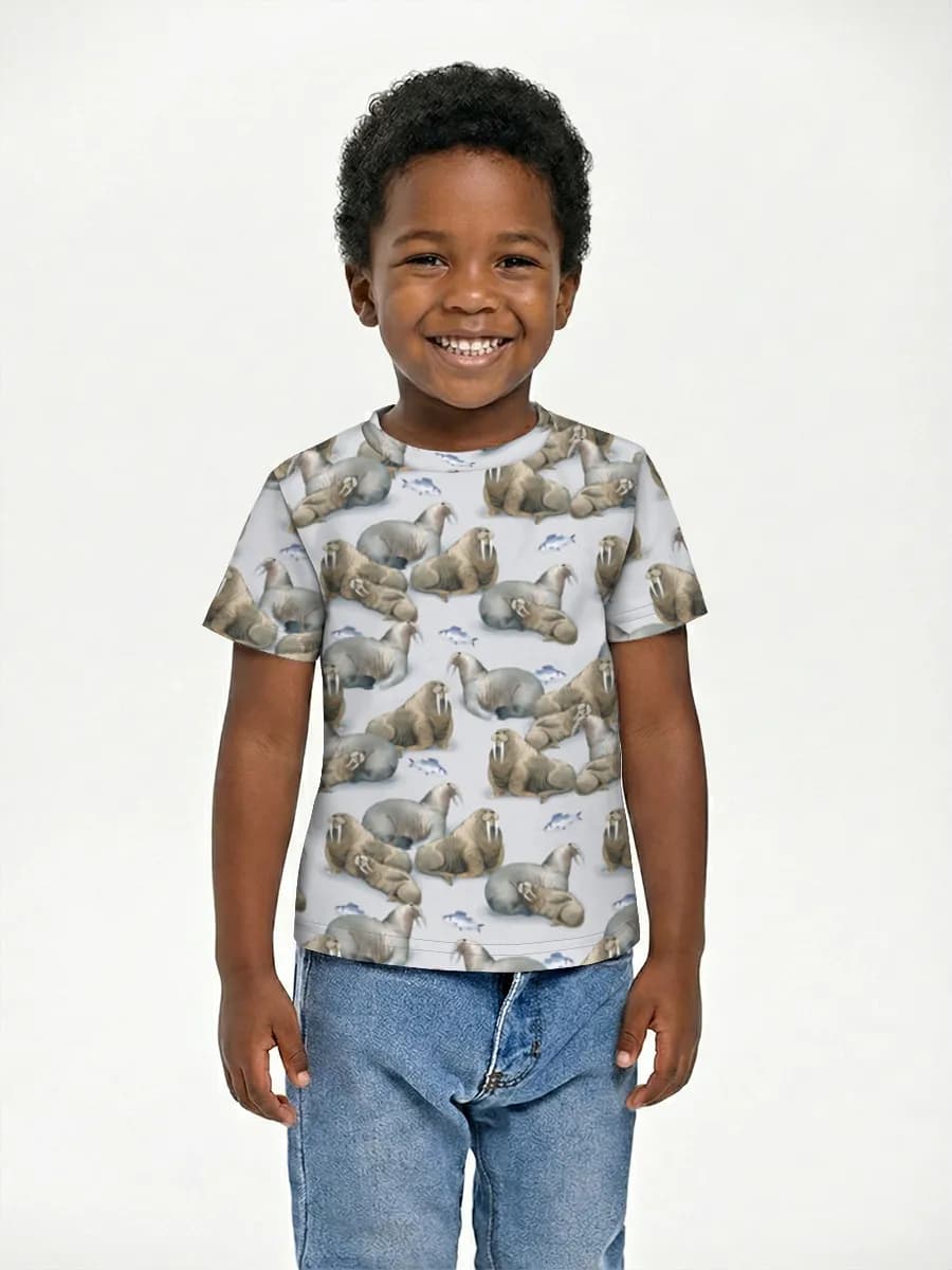 Children's cotton T-shirt (for boys. Copy)
