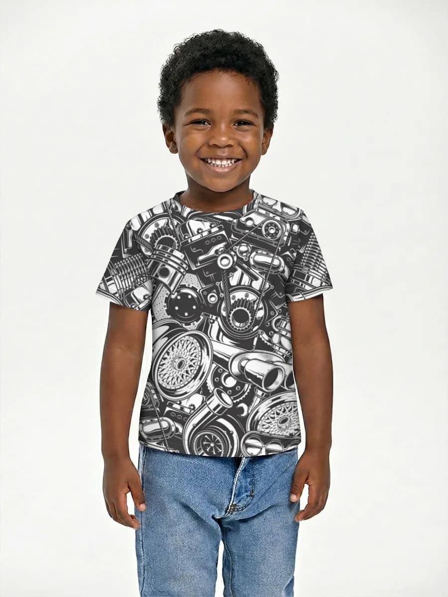 Children's cotton T-shirt (for boys. Copy)