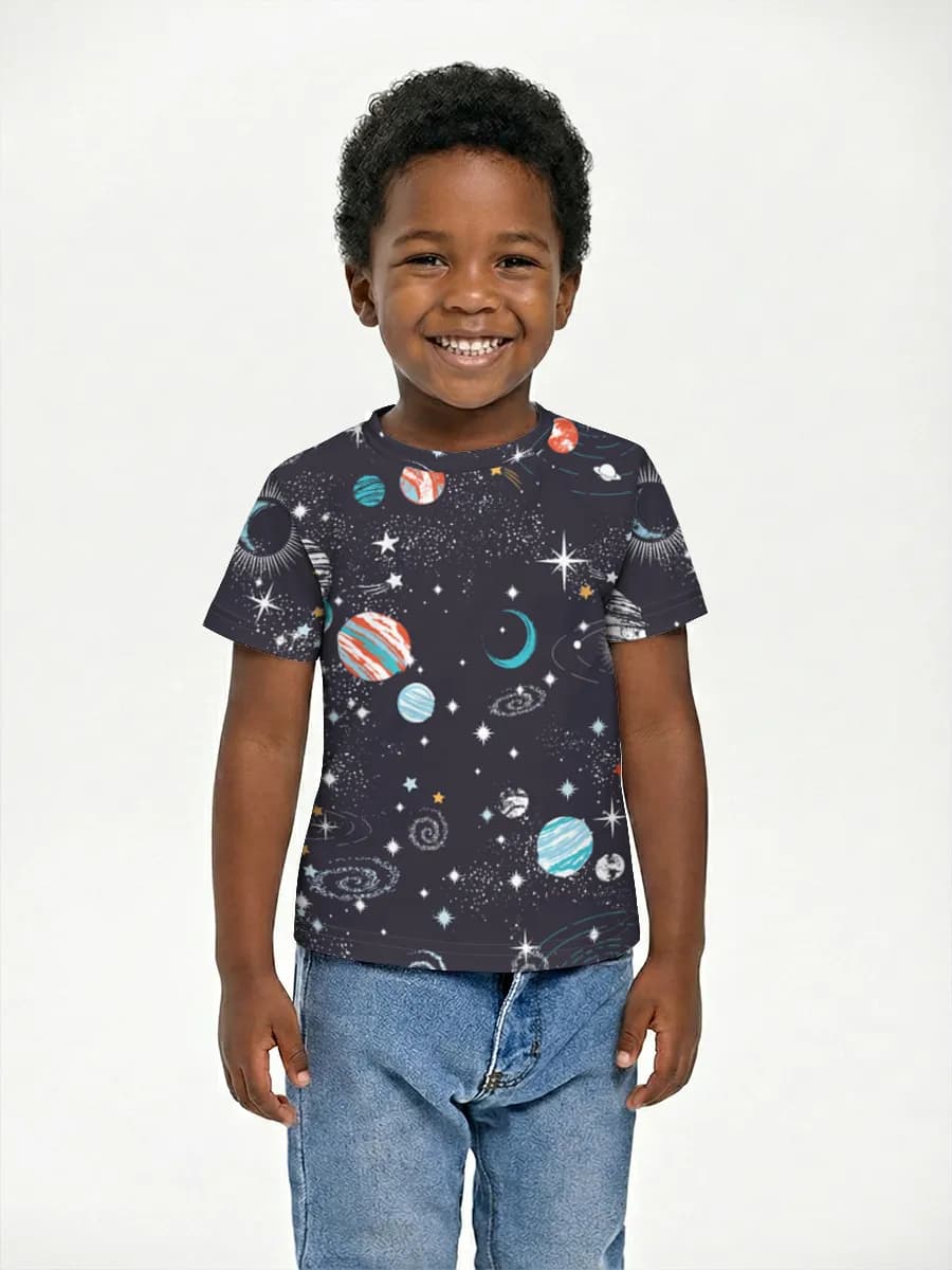 Children's cotton T-shirt (for boys. Copy)