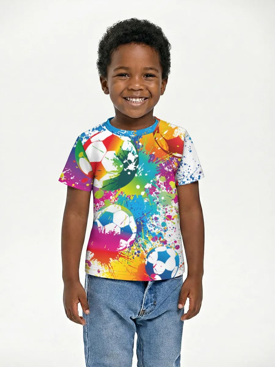 Children's cotton T-shirt (for boys. Copy)