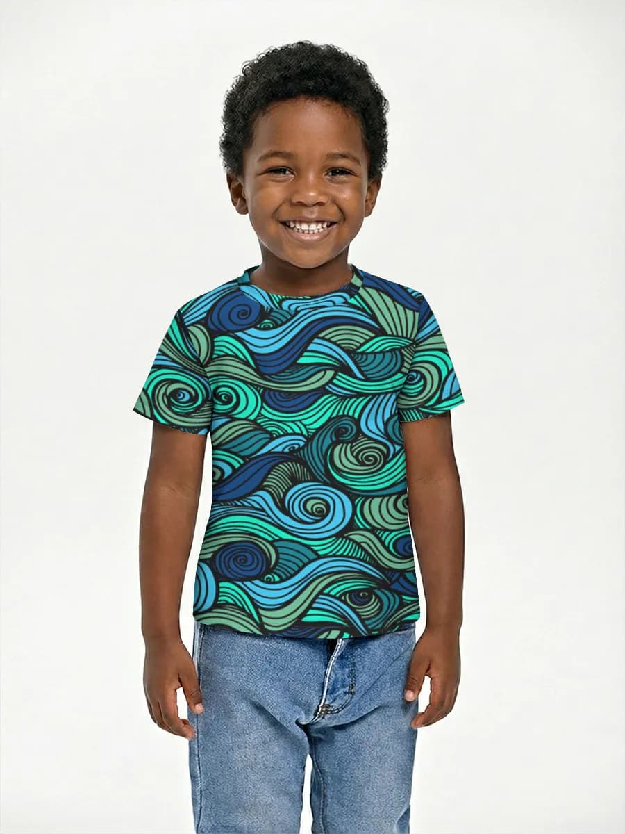 Children's cotton T-shirt (for boys. Copy)