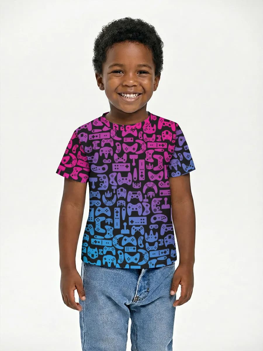 Children's cotton T-shirt (for boys. Copy)