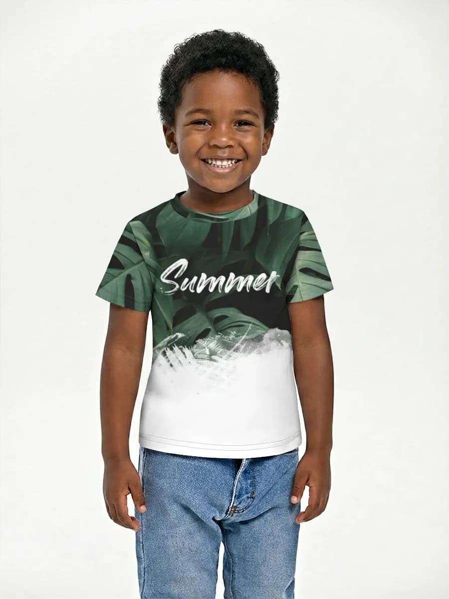 Children's cotton T-shirt (for boys. Copy)