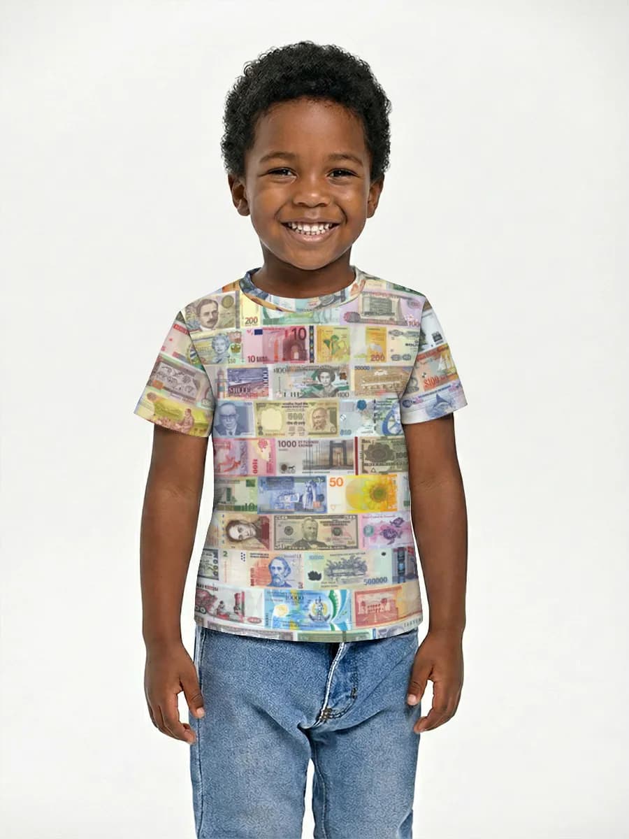 Children's cotton T-shirt (for boys. Copy)