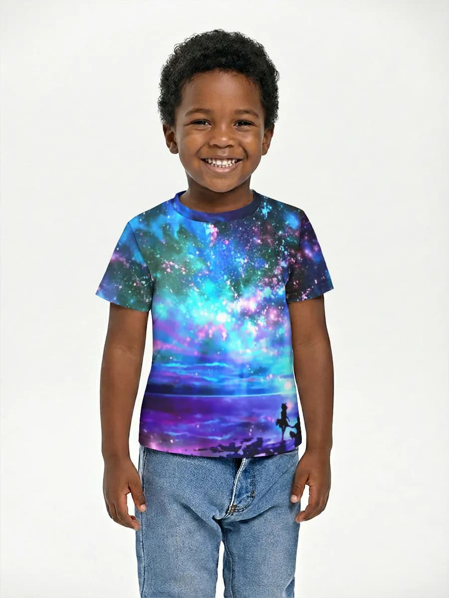 Children's cotton T-shirt (for boys. Copy)