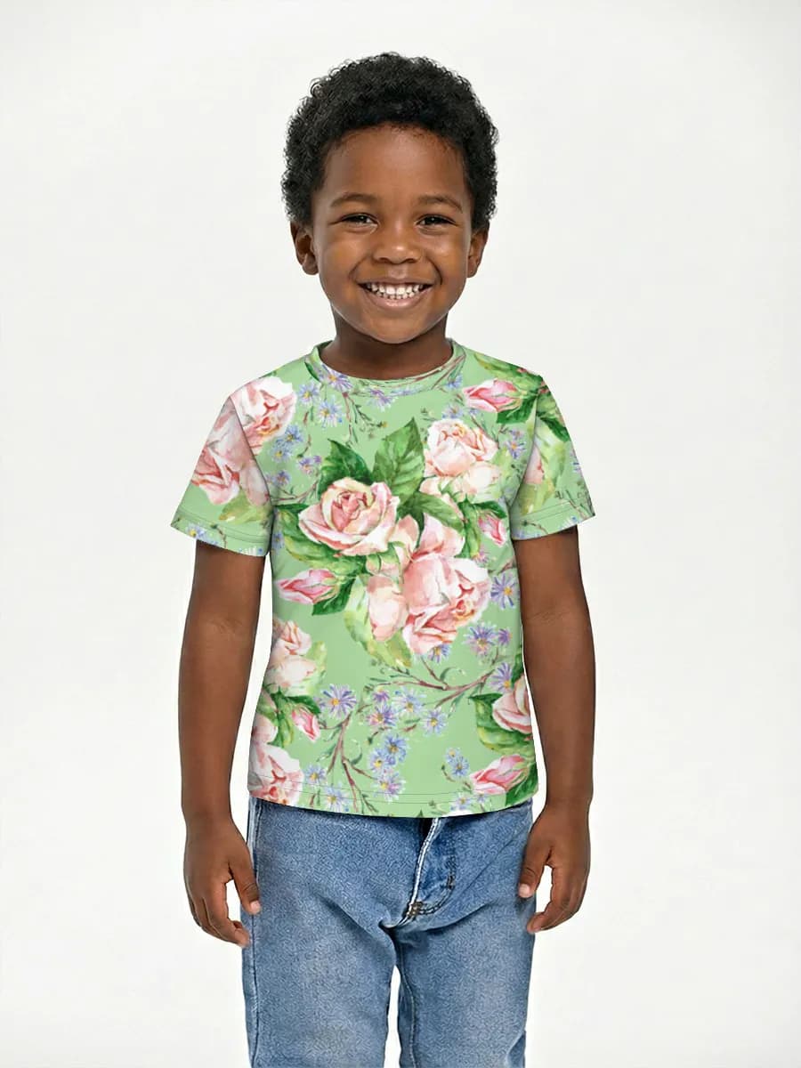 Children's cotton T-shirt (for boys. Copy)