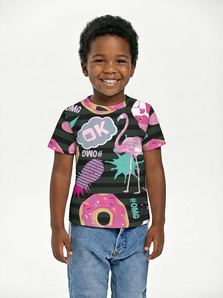 Children's cotton T-shirt (for boys. Copy)