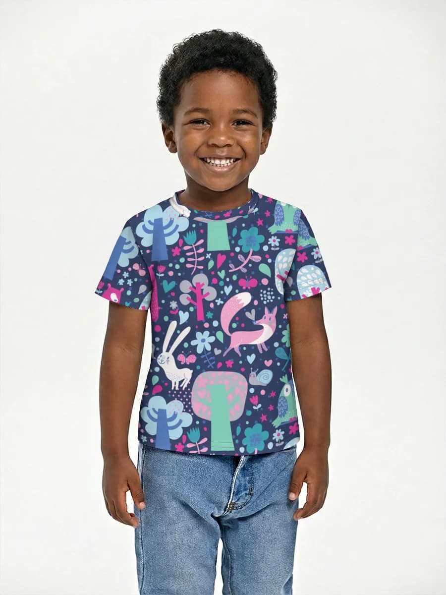 Children's cotton T-shirt (for boys. Copy)