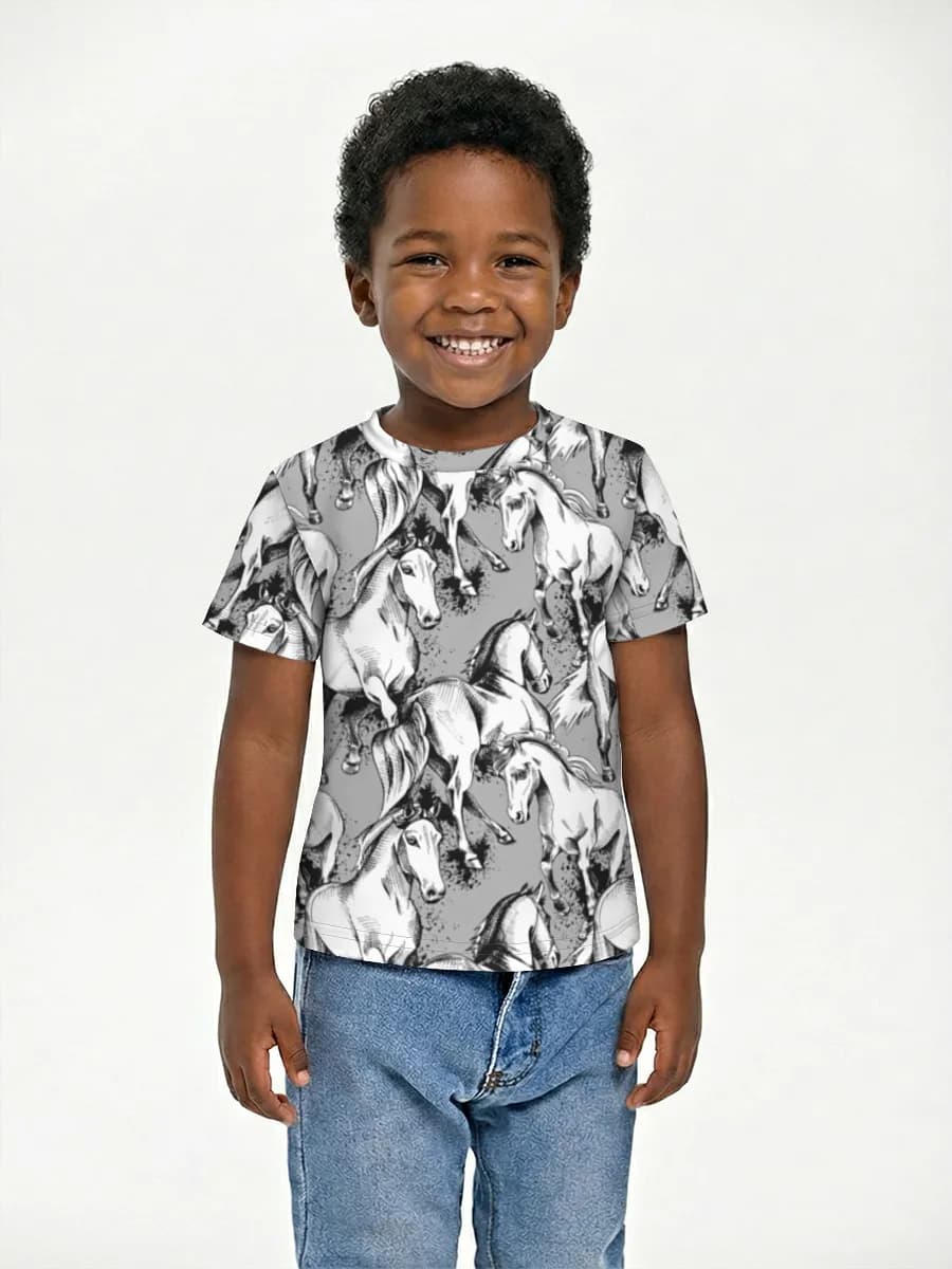Children's cotton T-shirt (for boys. Copy)