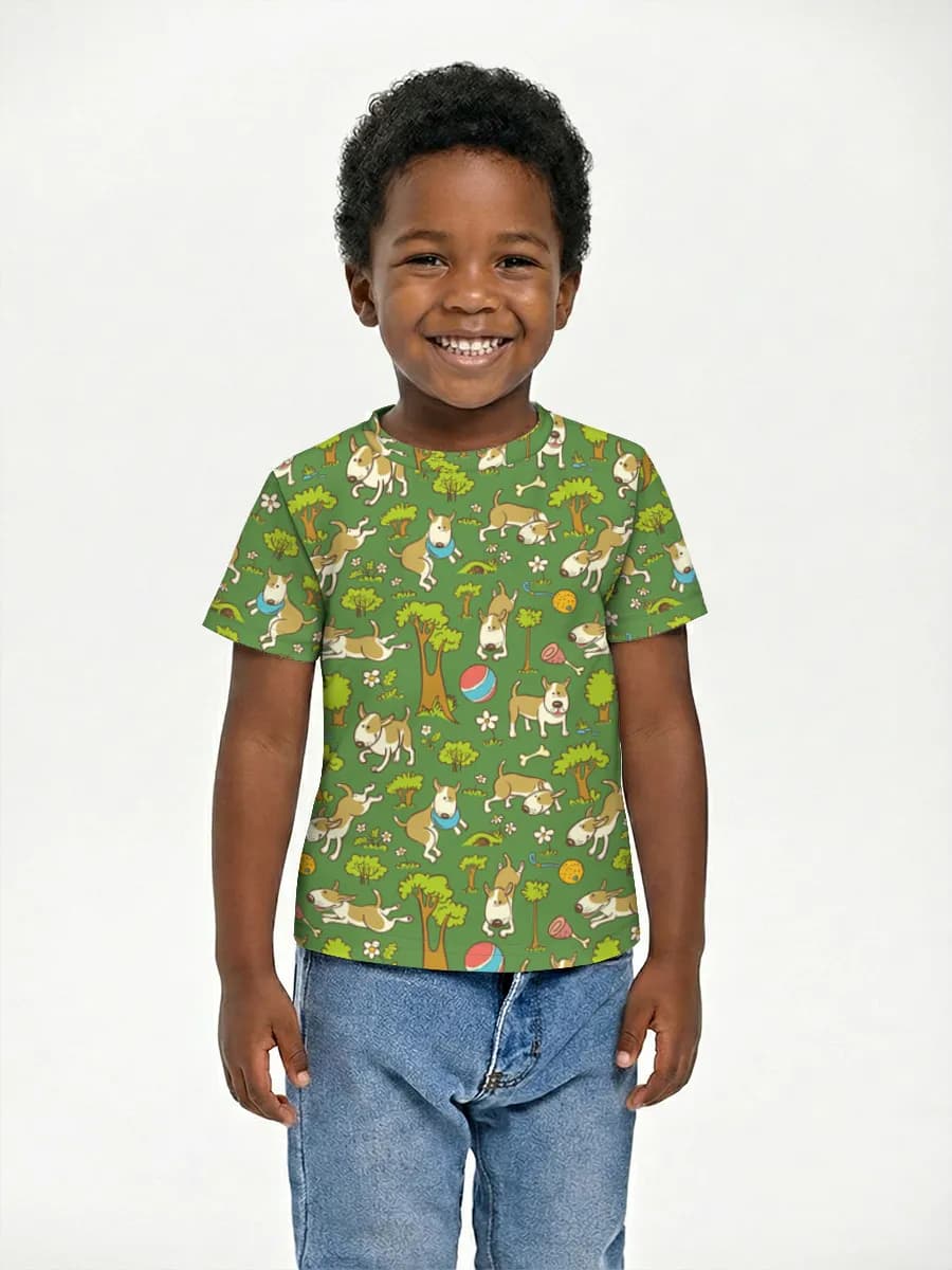Children's cotton T-shirt (for boys. Copy)