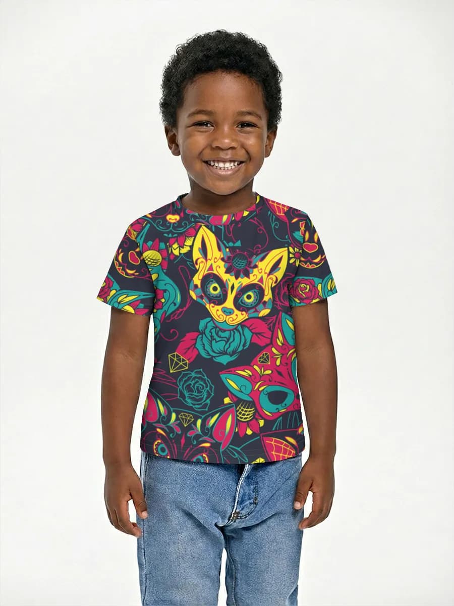 Children's cotton T-shirt (for boys. Copy)