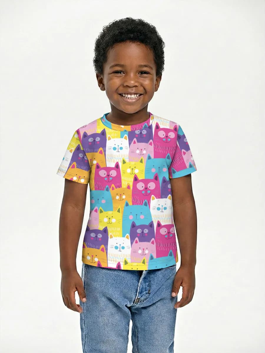 Children's cotton T-shirt (for boys. Copy)