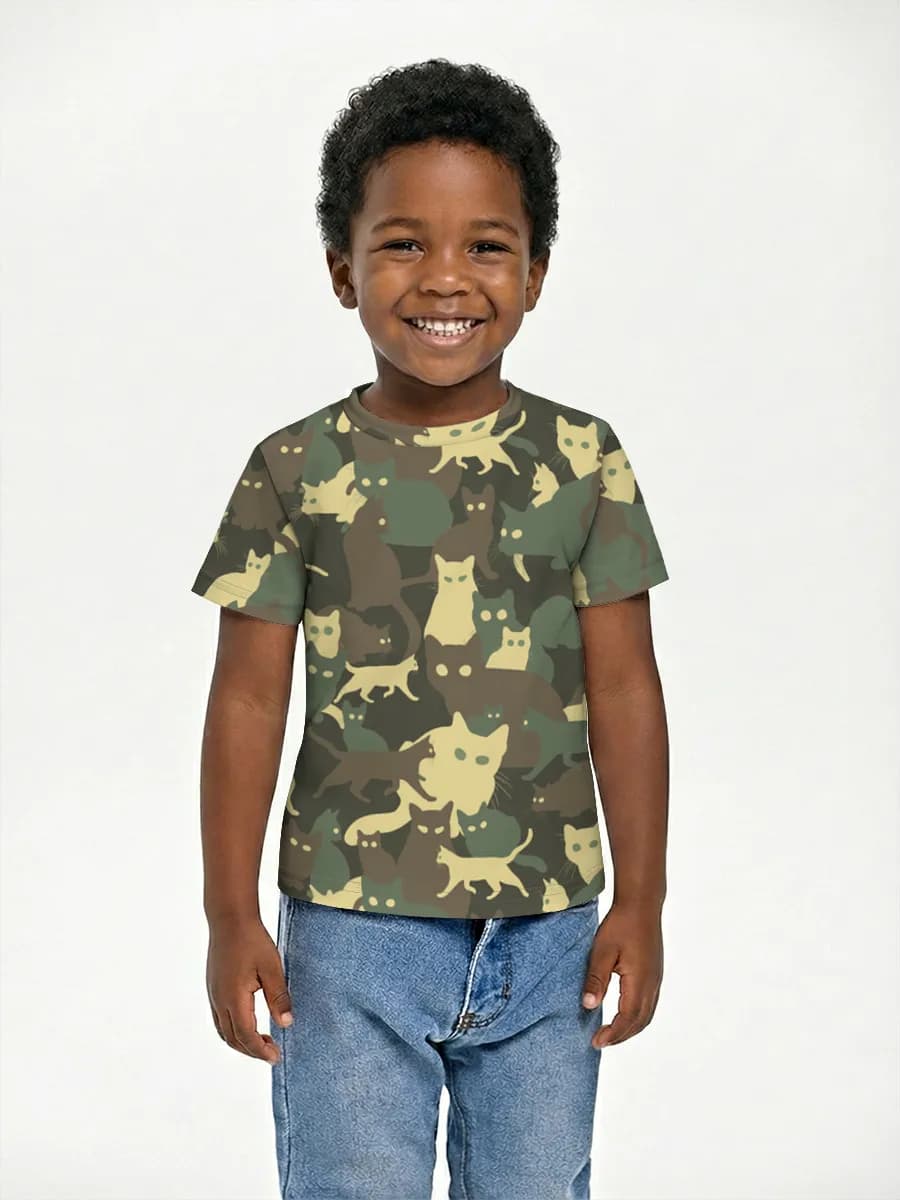 Children's cotton T-shirt (for boys. Copy)