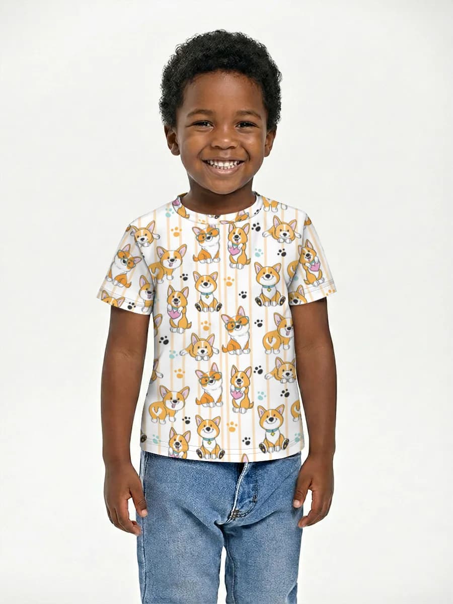 Children's cotton T-shirt (for boys. Copy)