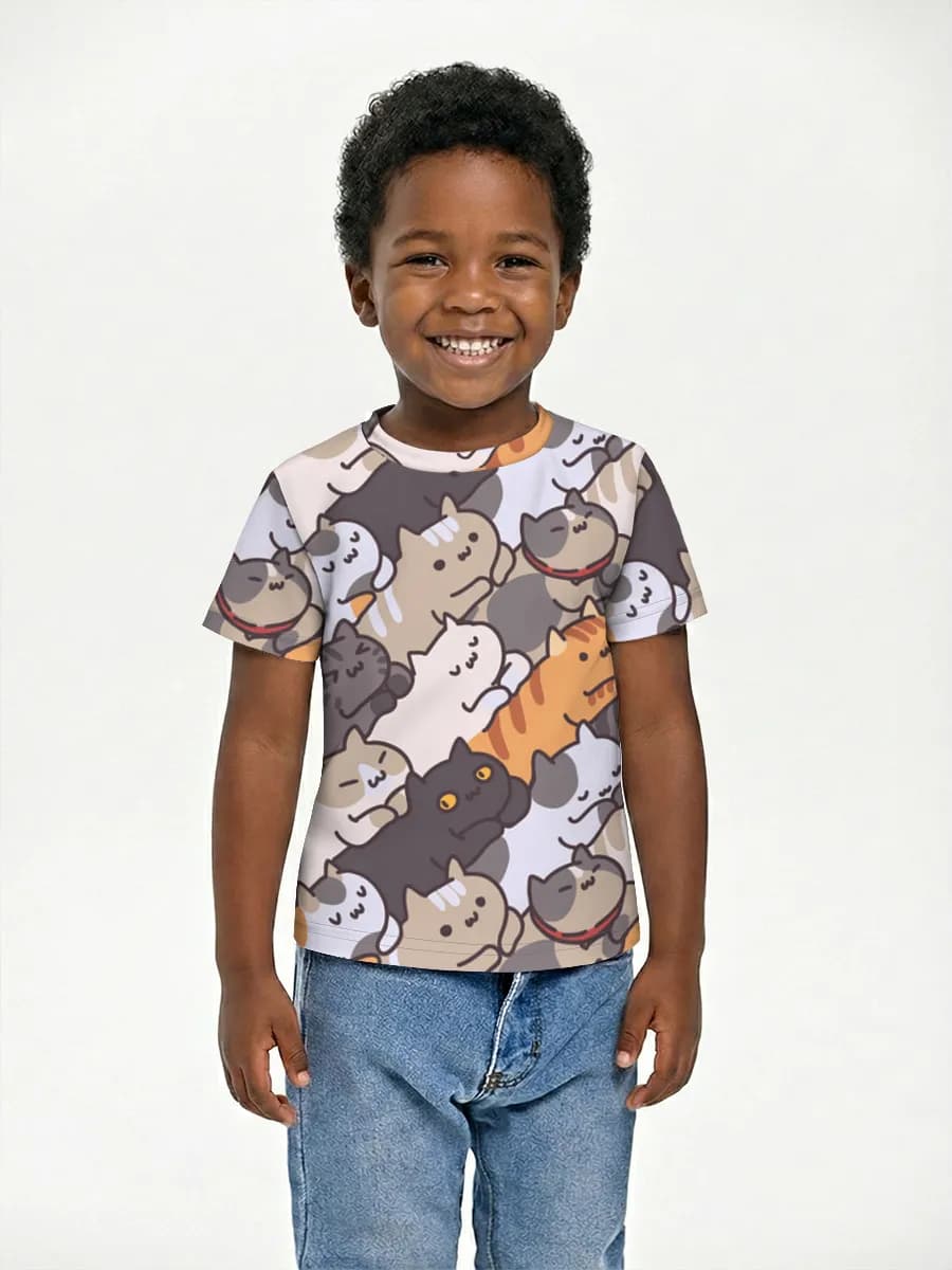 Children's cotton T-shirt (for boys. Copy)