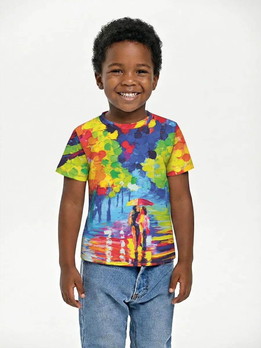 Children's cotton T-shirt (for boys. Copy)