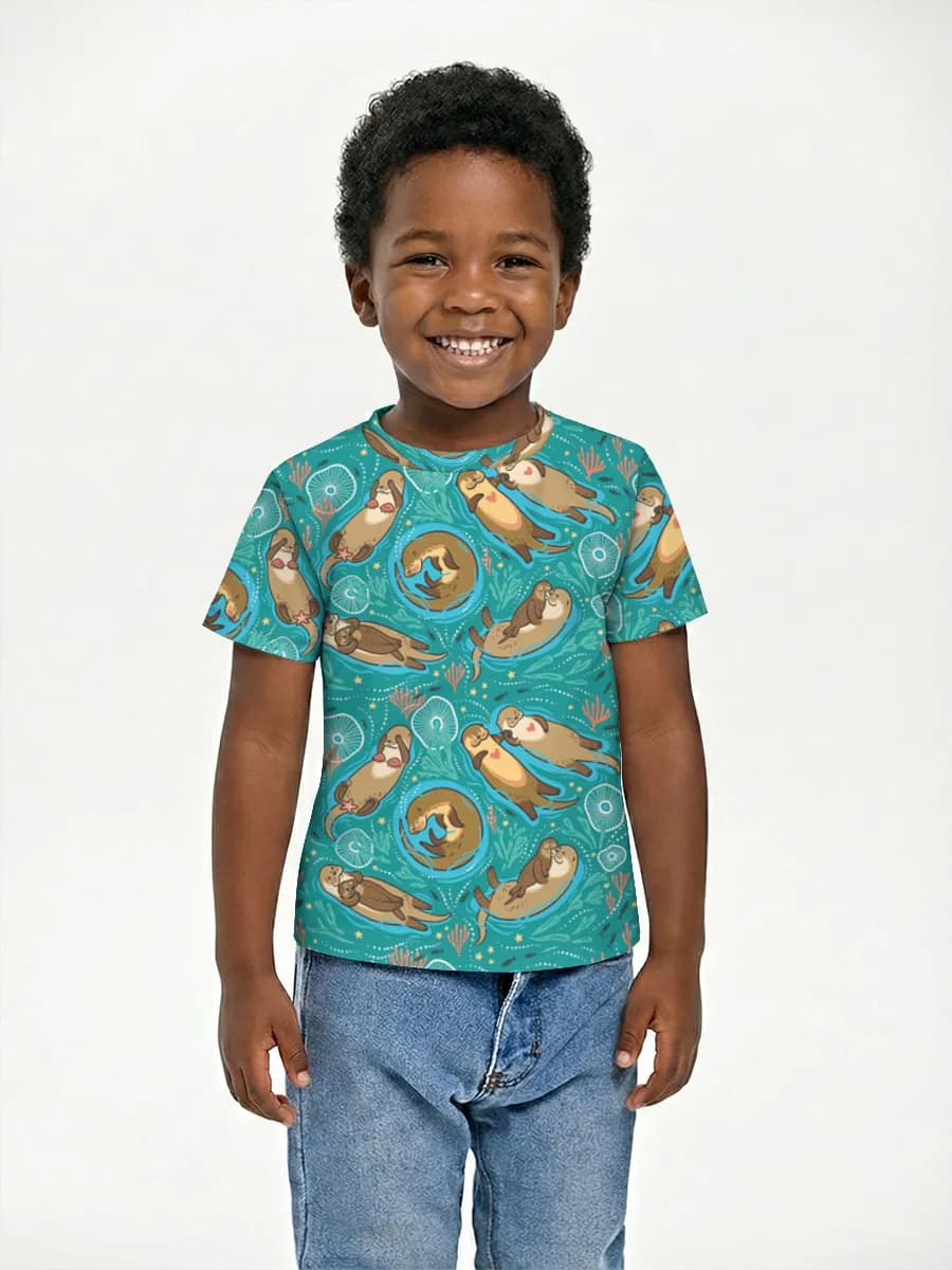 Children's cotton T-shirt (for boys. Copy)