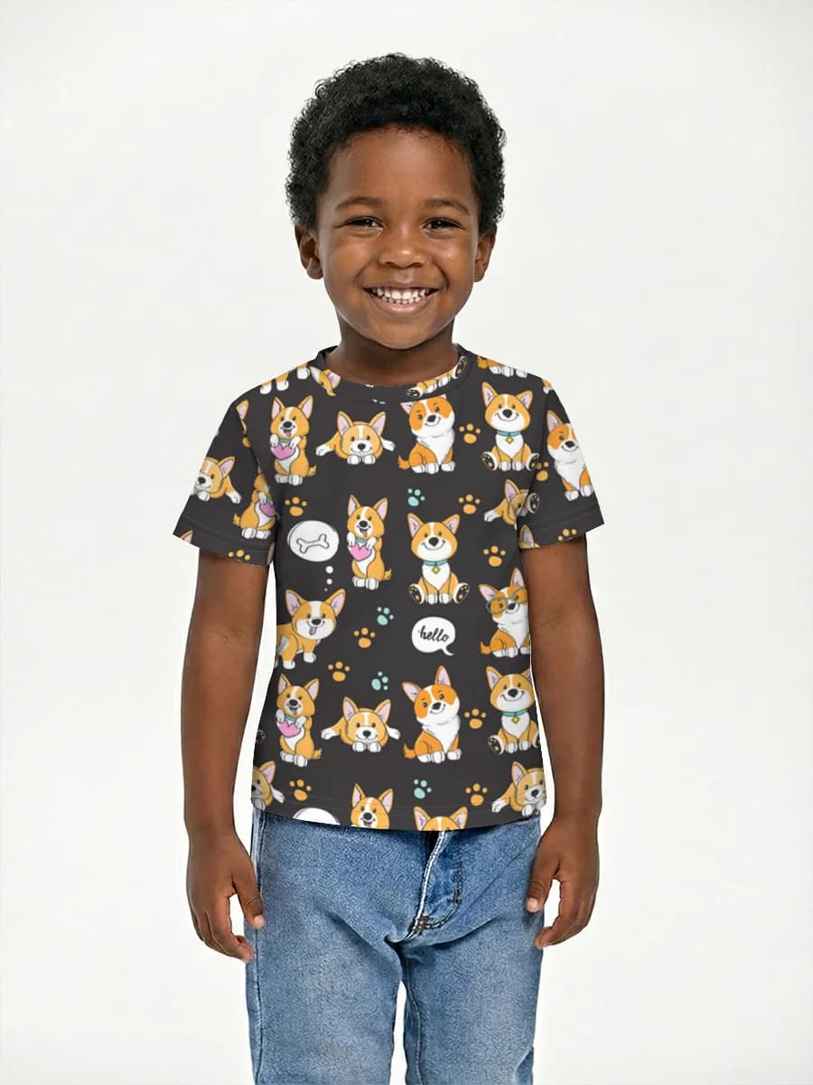 Children's cotton T-shirt (for boys. Copy)