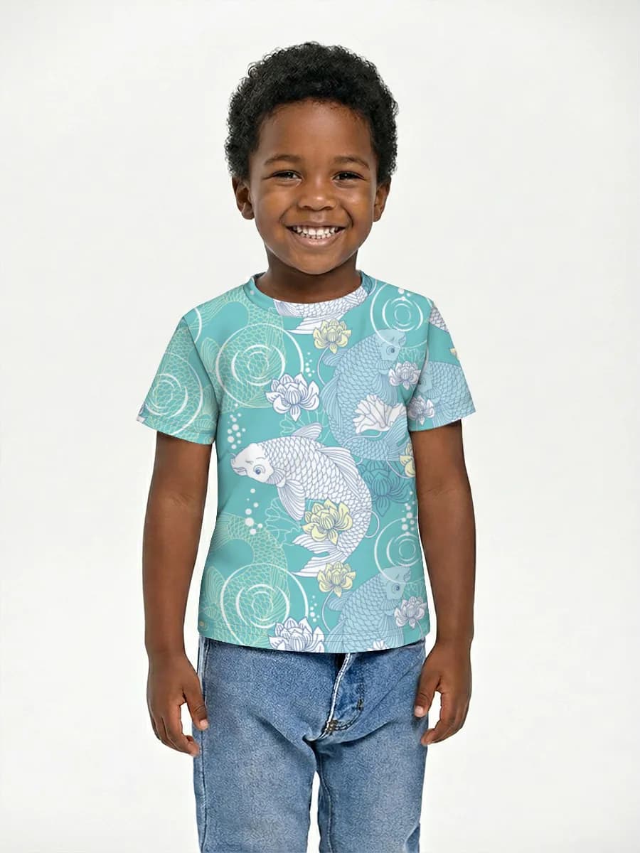 Children's cotton T-shirt (for boys. Copy)