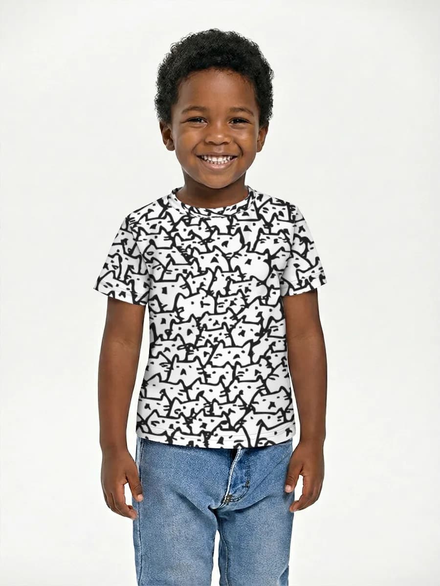 Children's cotton T-shirt (for boys. Copy)
