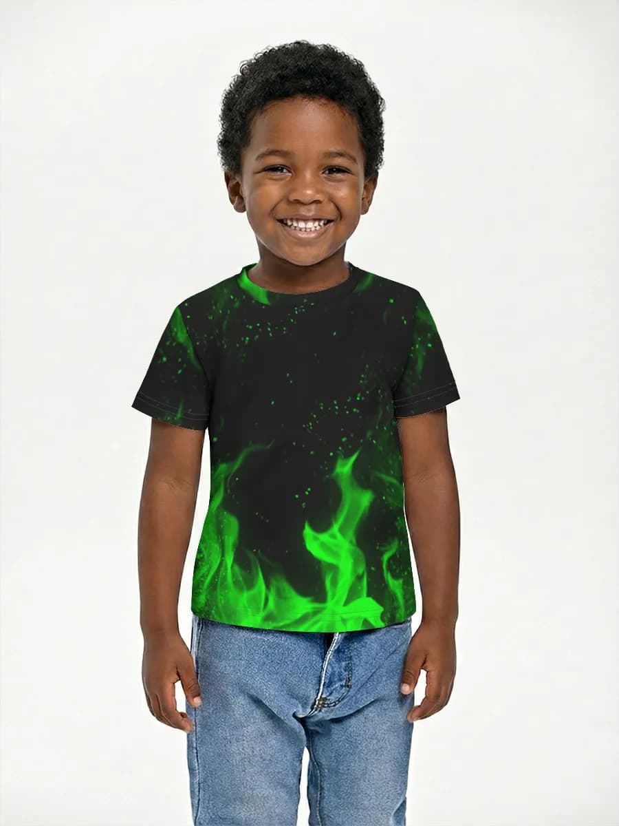 Neon Green Flames