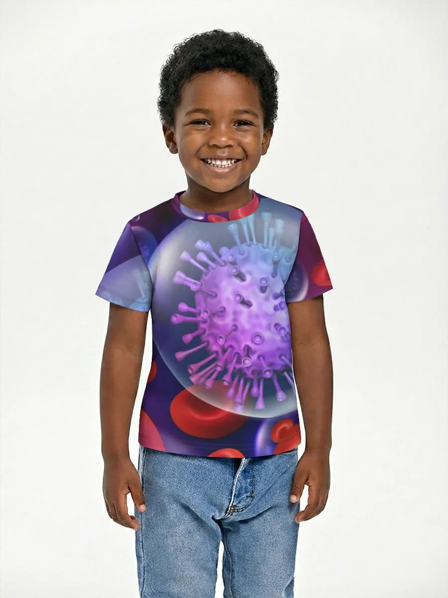 Children's cotton T-shirt (for boys. Copy)