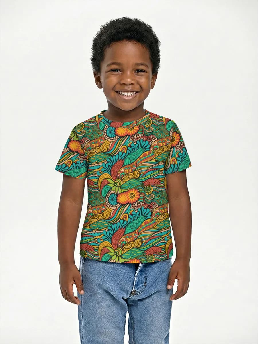 Children's cotton T-shirt (for boys. Copy)