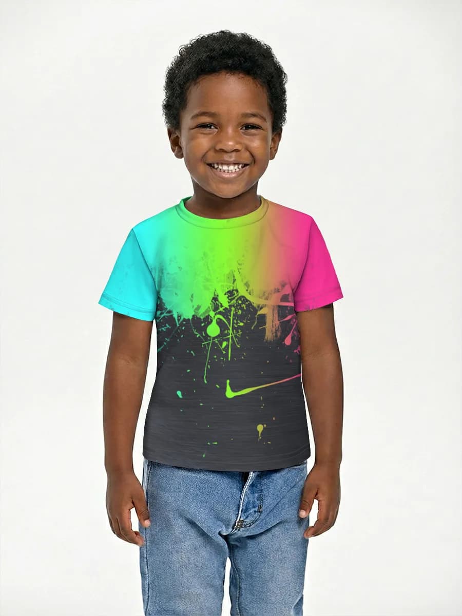 Children's cotton T-shirt (for boys. Copy)