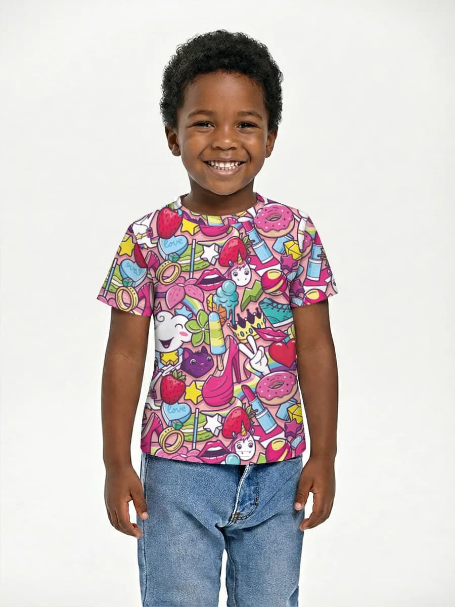 Children's cotton T-shirt (for boys. Copy)