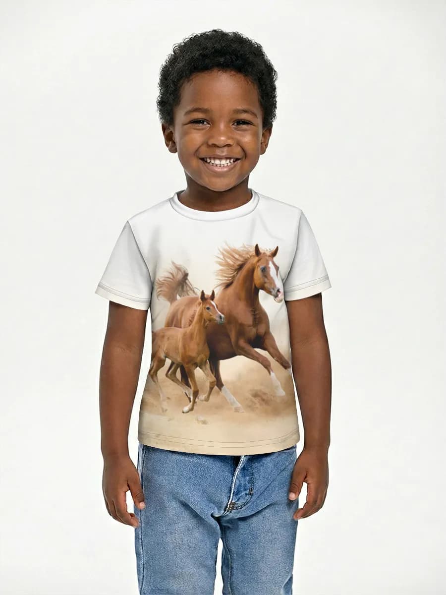 Children's cotton T-shirt (for boys. Copy)