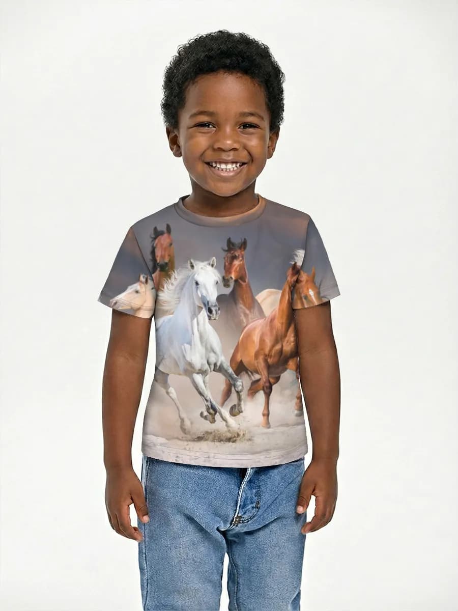 Children's cotton T-shirt (for boys. Copy)
