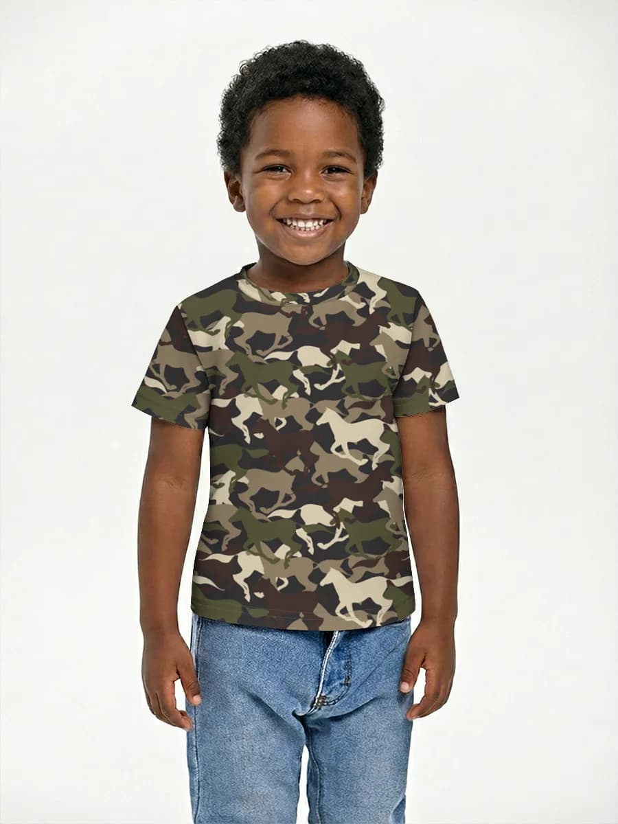 Children's cotton T-shirt (for boys. Copy)