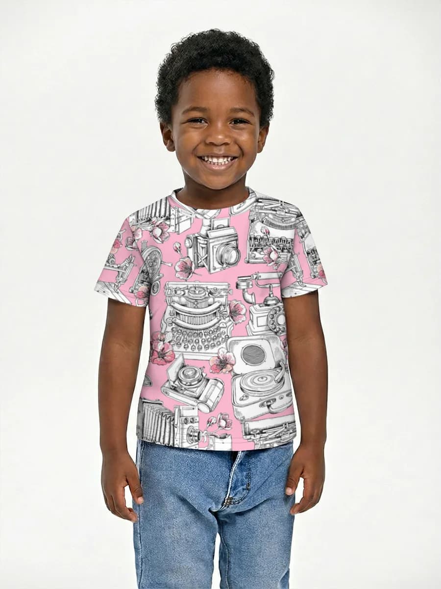 Children's cotton T-shirt (for boys. Copy)