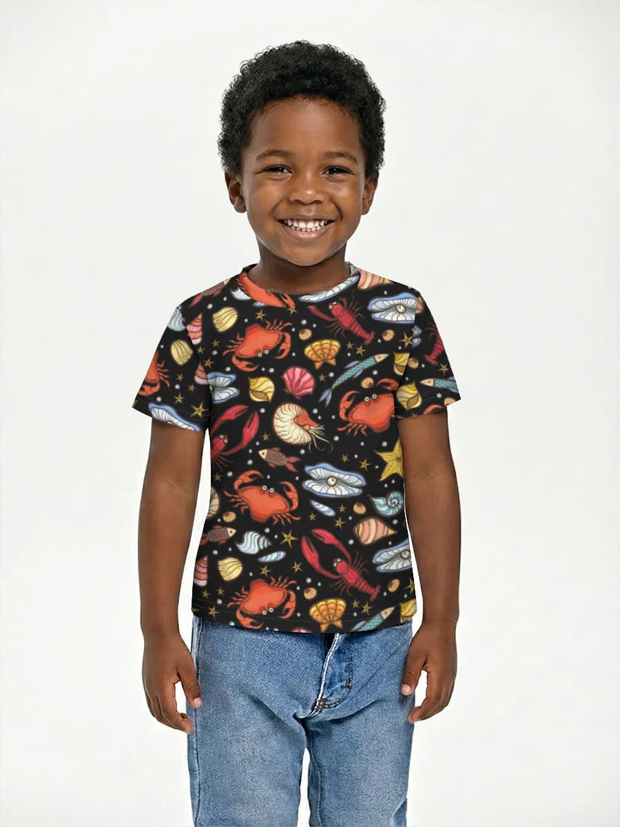 Children's cotton T-shirt (for boys. Copy)