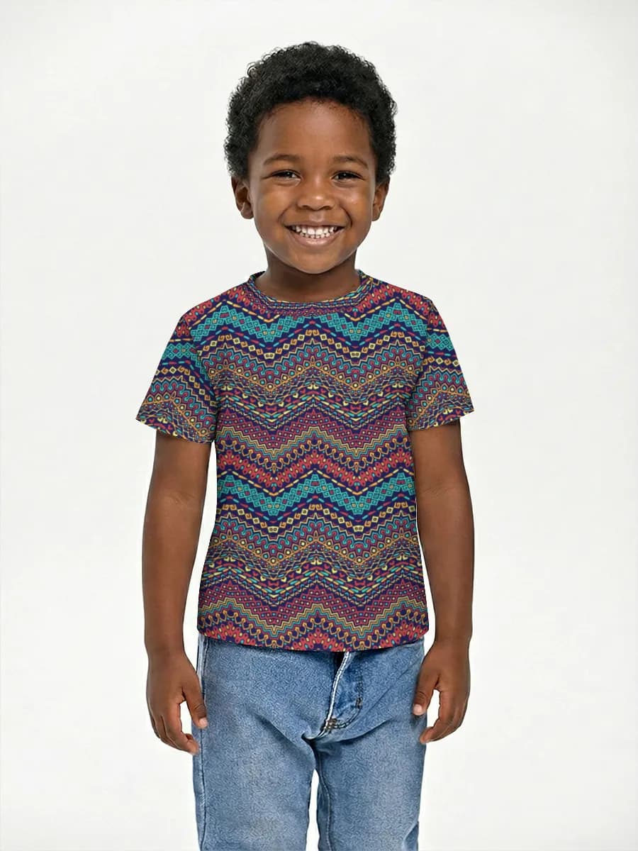Children's cotton T-shirt (for boys. Copy)