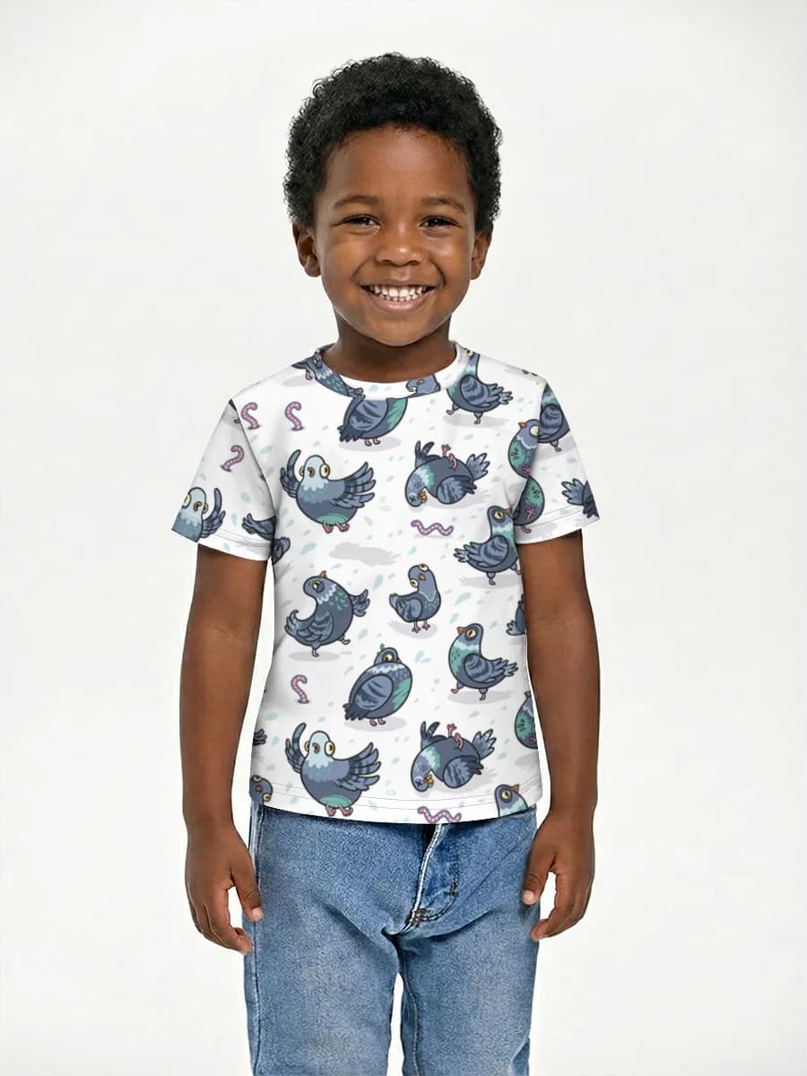 Children's cotton T-shirt (for boys. Copy)