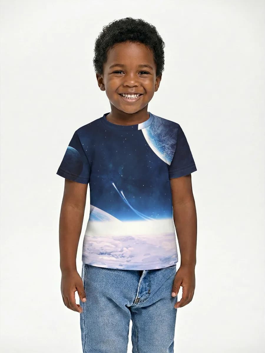 Children's cotton T-shirt (for boys. Copy)