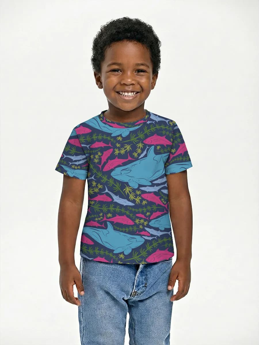Children's cotton T-shirt (for boys. Copy)