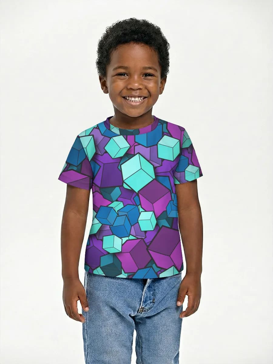 Children's cotton T-shirt (for boys. Copy)